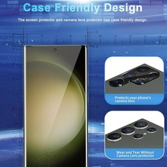 4in1 Tempered Glass Galaxy S23 Ultra for Screen and Camera Lens Protector 9H
