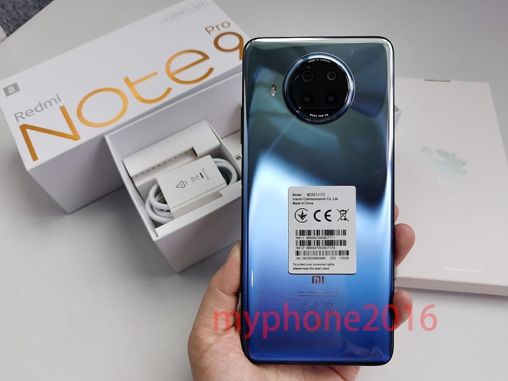 Sealed Global Xiaomi Redmi Note 9 Pro 5G UNLOCKED 64MP Dual-sim 6.67″ Smartphone