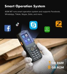M7 Rugged 4G Unlocked Edition Smartphone Waterproof and Shockproof Touch Screen
