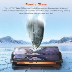 HOTWAV Cyber 18 4G LTE Android 16 AI Rugged Phone Outdoor NFC Mobile Dual Screen
