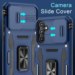 Case for Samsung Galaxy S23 FE 6.4-Inch with Slide Camera Cover and Screen Prote