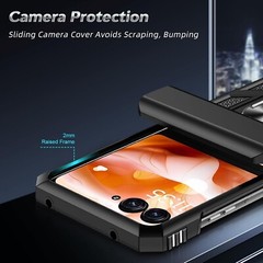 Case For Motorola Razr 2024 5G with Military Grade Protection & Magnetic Stand