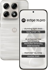 Motorola Edge 70 Pro 5G 256GB Marble Lily White Unlocked Global Version 50MP
