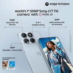MOTOROLA Edge 70 Fusion (COUNTRY AIR, 8+128GB) Snapdragon® 7s Gen 4 SmartPhone