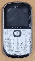Alcatel One Touch 871A / OT871A – White and Silver ( AT&T ) Cellular Phone