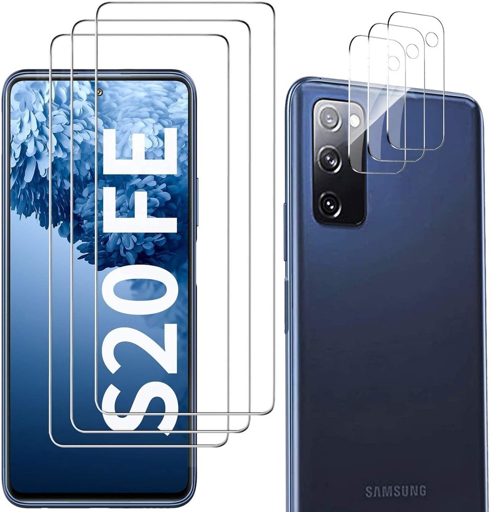 3-Piece Tempered Glass Protectors Set for Samsung Galaxy S20 FE 5G/4G – Screen &