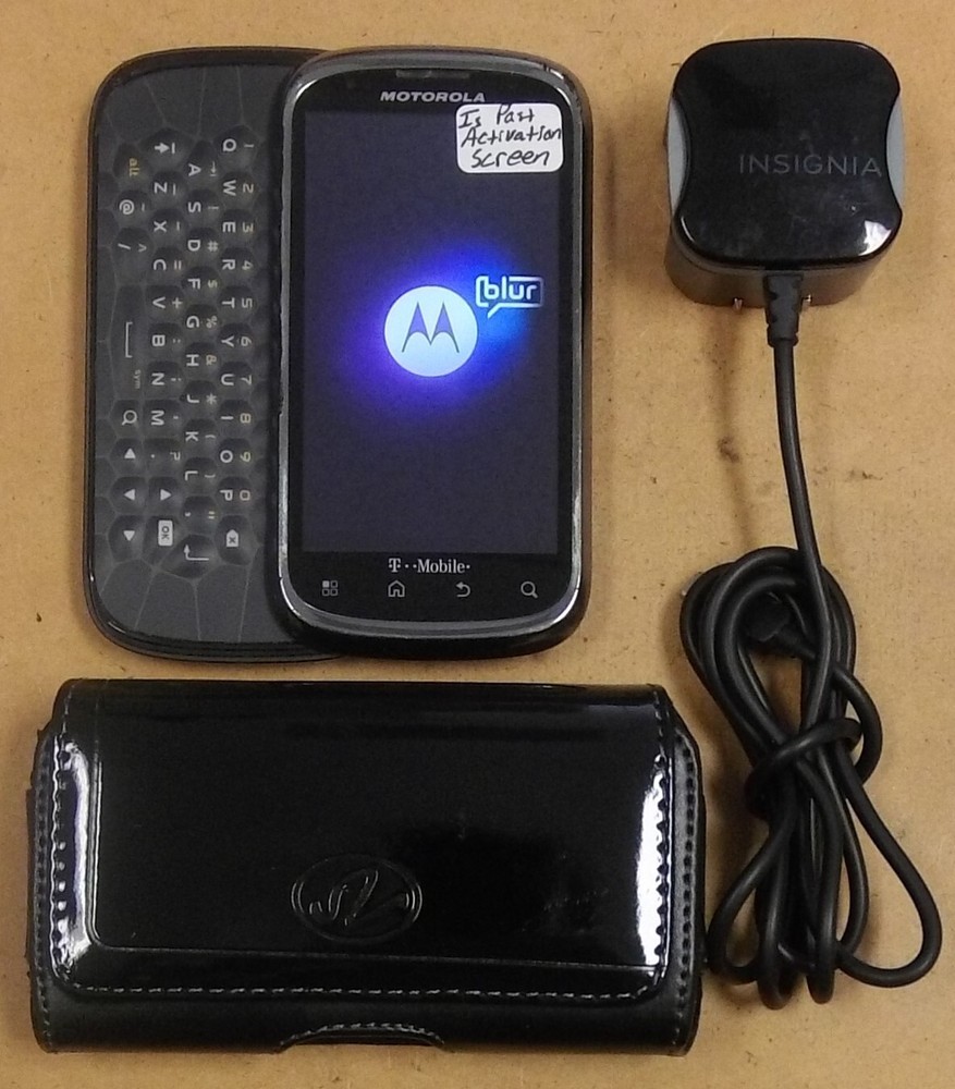 Motorola Cliq 2 II MB611 – Gray and Black ( T-Mobile ) Very Rare Blur Smartphone