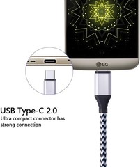 5 Pack 6FT USB Type C Fast Charger for Motorola Razr, Edge