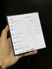SAMSUNG GALAXY Z FOLD 6 256GB BLUE FOR AT&T & CRICKET USED GOOD CONDITION #8165