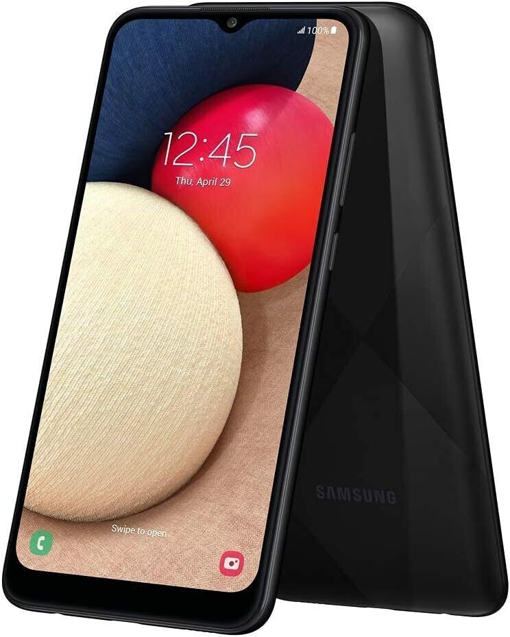 Samsung Galaxy A02S A025U Black 32GB 6.5” Verizon | Metro | TracFone – OPEN BOX