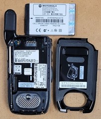 Motorola i930 – Silver and Black ( Nextel ) Very Rare iDEN Flip Phone – Bundled