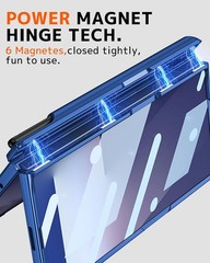 Wristband Case for Galaxy Z Fold 7 with S Pen & Stylus Slot, Blue Shadow Color