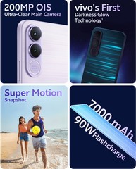 vivo V70 FE 8GB 256GB 5G Purple Unlocked Global Version NFC Dual Sim
