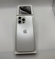 Apple iPhone 15 Pro Max 256GB Silver Factory Unlocked eSIM 48MP Face ID