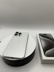 Apple iPhone 15 Pro Max 256GB Silver Factory Unlocked eSIM 48MP Face ID