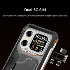 Blackview XPLORE X1 5G AI Rugged Smartphone Android 15 Waterproof Dimensity 7050