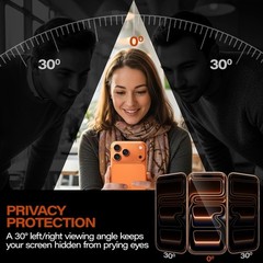[3+0 PCS] Ultra-Privacy Screen Protector for iPhone 14 Pro Max 6.7 Inch Anti Spy