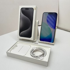 Apple iPhone 15 Pro Max – 1TB – White Titanium (Unlocked) – Open Box