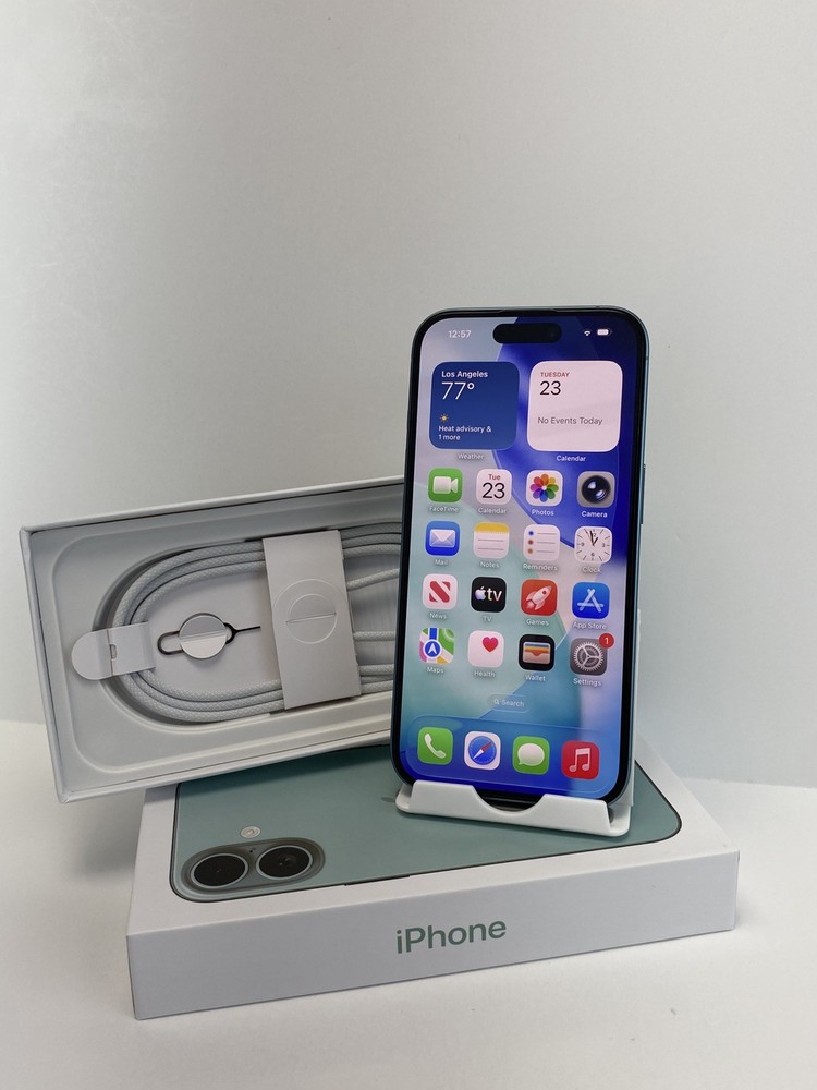 Apple iPhone 16 A3081 256GB Teal Unlocked device Immaculate condition