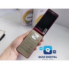 Samsung Galaxy Folder SM-G1600 (Unlocked) 4G Android 16GB Flip Phone All Colours