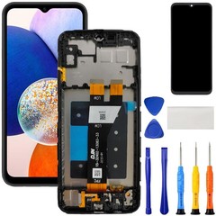 for Samsung A14 5G Screen Replacement with 7.7 x 4.3 x 1.5 inches, Black