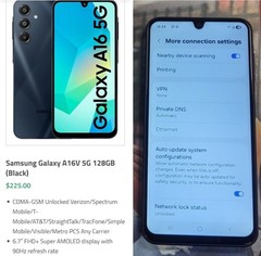 Samsung Galaxy A16V 5G – 128 GB – Light Gray (Verizon) Visible/T-Mobile/AT&T