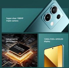 Xiaomi Redmi Note 13 5G Artic White – 6GB RAM – 128GB ROM – Unlocked Global NEW