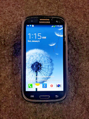 Samsung Galaxy S3 SGH-I747 (ATT) Blue 16GB w/ Extra large battery ………(SB3)