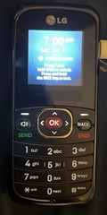 LG 102 – Access Wireless Cellular Phone – locked no cord