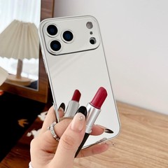 iPhone 17 Pro Max Mirror Case for Women Girls Makeup Cute Luxury Glossy Design