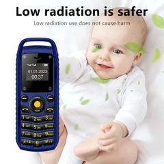 Mini Button Mobile Phone 2 SIM Standby Bluetooth Dialing Surround Blacklist