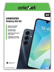 Samsung Galaxy A16 5G, 128GB, 4GB RAM, 50MP (Cricket Prepaid) Blue – Brand New