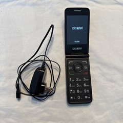 Tracfone Alcatel MyFlip A405DL Prepaid Cell Phone Charcoal & Black 4G LTE Flip