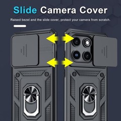 For Motorola Moto Edge 2025 Case with Screen Protector,Military Class with 360