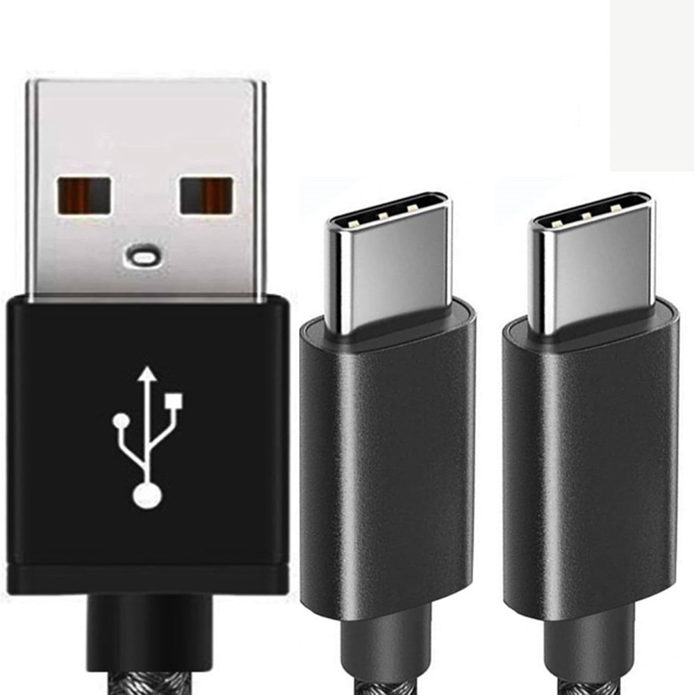 2 Pack 6.5FT Type-C Fast Charger for iPhone 16/15 Pro Max