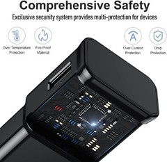 Fast Charging 6.6ft USB-C Wall Charger for Samsung Galaxy S10/S20