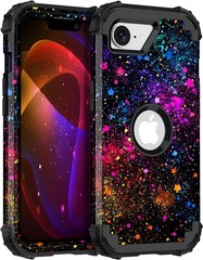 iPhone 17e Case, Glow in The Dark Three Layer Heavy Duty Shockproof Protection