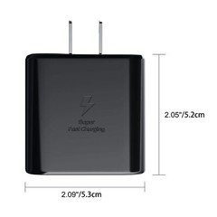 45W Type C USB-C Super Fast Wall PD Charger Cable For Samsung Galaxy S20 S21 S23