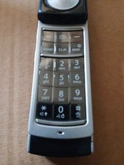 Samsung Juke SCH-U470 MP3 Swivel Phone Blue Silver Verizon Used. AS-IS