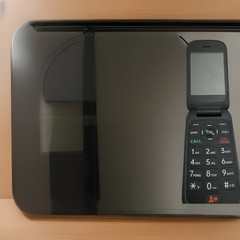 Consumer Cellular-Iris Flip- SH3320 3.2″ 8GB Flip Phone-C Bk -SH3320CB Works