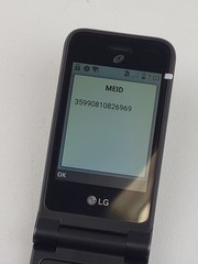 LG Classic Flip (L125DL) 8GB – Gray (TracFone) Flip Phone – Clean IMEI – H3961