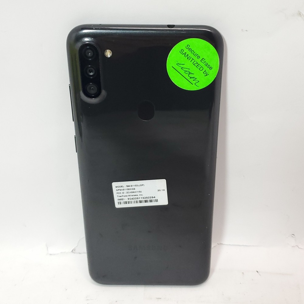 Samsung Galaxy A11 SM-S115DL 4G LTE Android Smartphone TracFone Locked Pre-owned