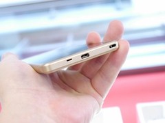 FUJITSU ARROWS M03 SV METAL FRAME SLIM TOUGH ANDROID PHONE UNLOCKED GOLD F-03H