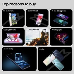 Samsung Galaxy M34 5G Blue I Silver I 8GB, 128GB Storage Super AMOLED I 6000MAH
