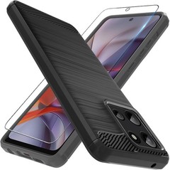 Case & Screen Protector for Moto G 2025 & Moto G Play 2026 Shock-Absorption TPU