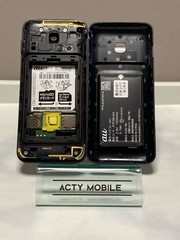 au GRATINA KYF42 Black 4G LTE mobile phone good condition usedSIM free