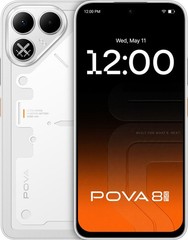 Tecno Pova 8 5G | 128 GB | 8GB RAM | White Global Version NFC 8000mAh Dual Sim