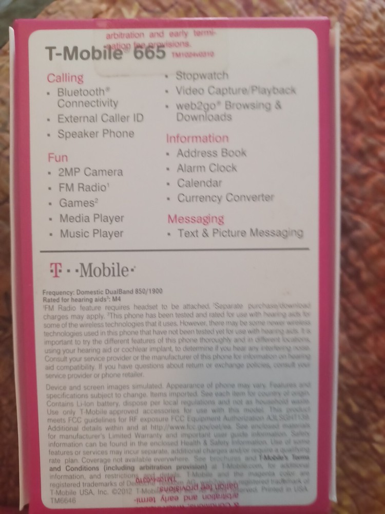 665A – 32 MB – Indigo Blue (T-Mobile)