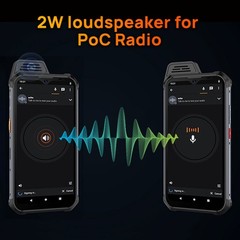 6.3 inch Unlock 4G LTE Android Rugged Phone NFC Smartphone Waterproof UNIWA W888
