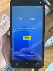 Alcatel A574 BL Cell Phone With Original And Strong Battery With Charging Cord*
